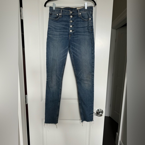 Used Rag and Bone high rise jeans. - Picture 1 of 8